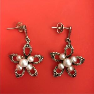 Floral Pearl Earrings (New)